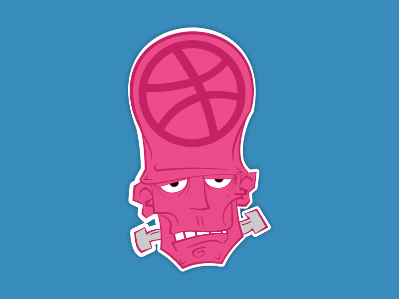 Sticker vector sticker playoff illustration icon dribbble design