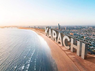 My City Karachi (3d Text) 3d animation branding design graphic design illustration logo motion graphics ui vector