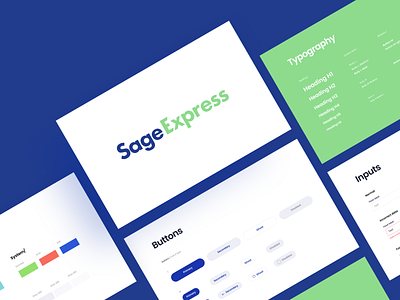 Sage Express - Style Guide arounda button color components design system guide guidelines library palette product styleguide typography ui ui elements ui kit visual web design