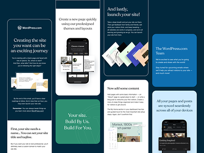 WordPress - Emails arounda blog branding design email feature interface marketing minimalism mobile newsletter product social media template typography ui ux visual identity website wordpress