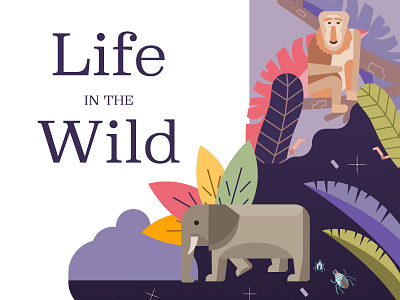 Life in the Wild (wip) animals elephant extinct forest malaysia rainforest wildlife