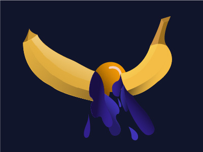 Mood. possiblity thoughts daydreaming freelance malaysia illustration conceptual editorial melting mood bananas eggs