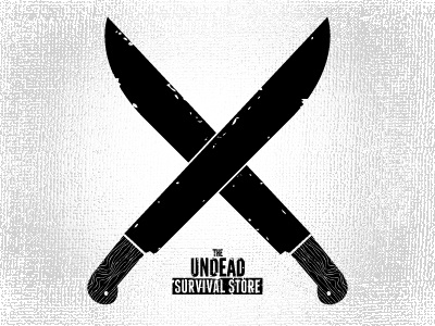 Crossed Machetes black chop crossed cut knives machete machetes store survival undead