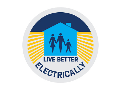 Live Better, Electrically! 50s electricity ge logo retro vintage
