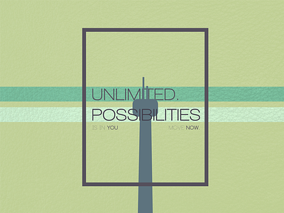 Unlimited Possibilities design motivation text