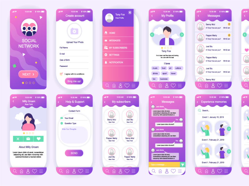 App UI Design by I191241 Ammar Asif on Dribbble