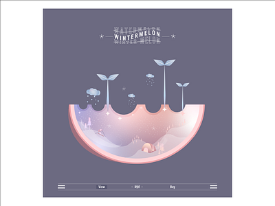 Wintermelon ? design graphic design illustration magicworld skiing snow vector watermelon winter wintermelon