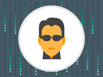 The Matrix cinema film flat icons hero icon icons matrix neo