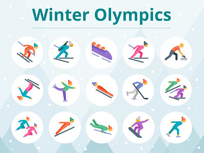 Winter Olympic Games Designs Themes Templates And Downloadable Graphic Elements On Dribbble