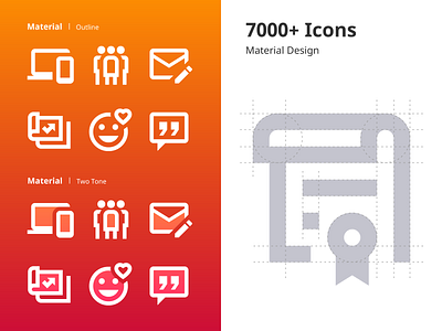 Material Icons design tools flat icons graphic design icon icons line icons material ui ux vector icons