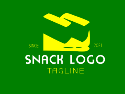 snack logo branding icon illustration logo vector