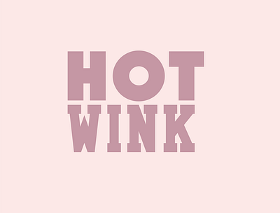 Hot Wink Lashes: Primary Logo branding design graphic design logo