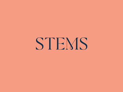 Stems Beauty: Primary Logo