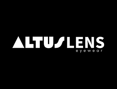 Altus Lens Eyewear: Primary Logo branding design graphic design logo