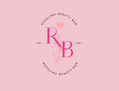 Rosalina Beauty Bar: Primary Logo branding design graphic design logo