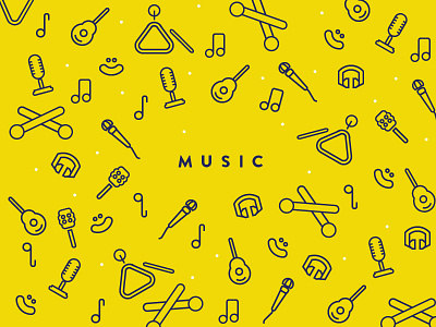 Music icon icons music pattern