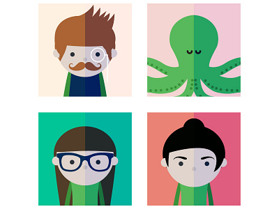 Avatar avatar character icons illustration people