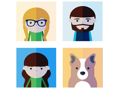 Avatar avatar character icons illustration people