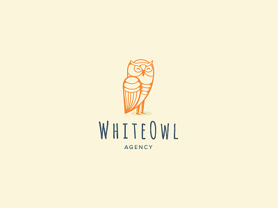 Logo Owl agency animal animals brand logo owl