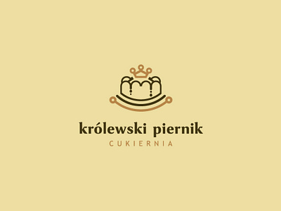 Logo Piernik bakery brand cafe confectionery gingerbread icon logo