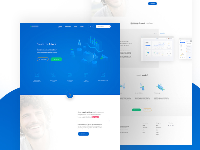 Landing Product Page product design landing illustration