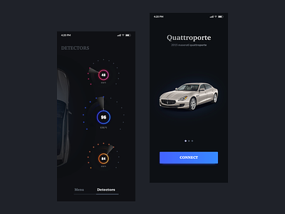Diagnosticar app car design ios ui ux