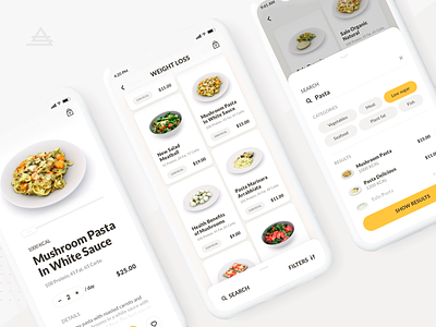 Food Delivery iOS App android app appsio design food inspiration ios mobile symonikoleg ui ui8 ux
