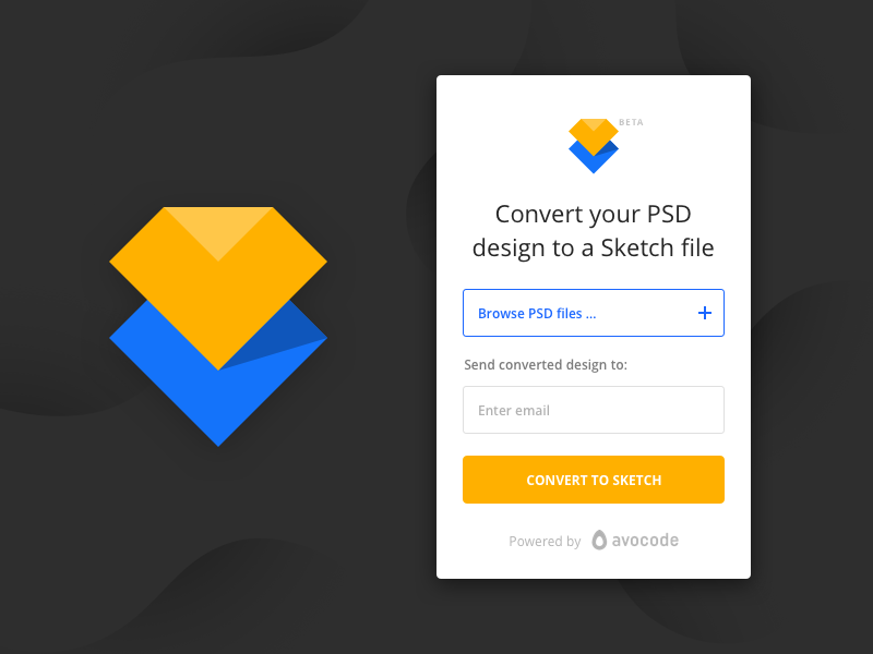 Free Online PSD To Sketch File Converter