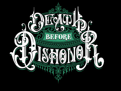 Lettering Victorian Style branding design illustration lettering logo typography vector victorian
