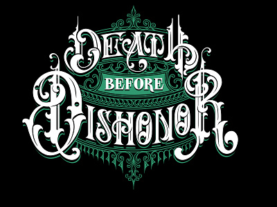 Lettering Victorian Style