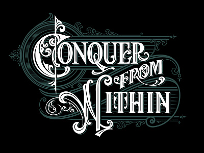 Lettering Victorian Sttyle Quotes #8 design illustration lettering logo typography vector victorian