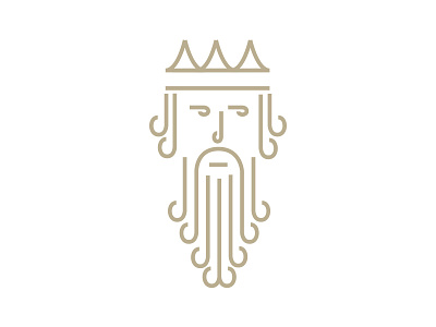 Barbarossa Head Logo barbarossa head illustrator lineart logo
