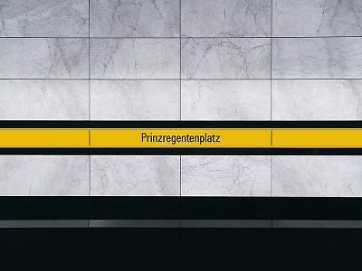 Subway station Munich architecture minimal munich photography subway