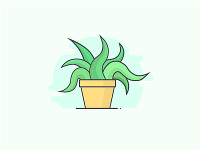 Potted Plant illustration leaf nature plant pot ui