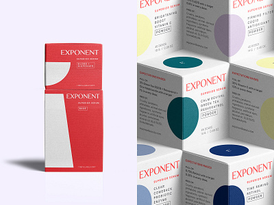 Exponent Beauty | Packaging Design brand design branding graphic design identity design logo packaging design skincare
