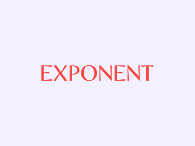 Exponent Beauty | Logo Design brand design branding identity identity design logo design skincare