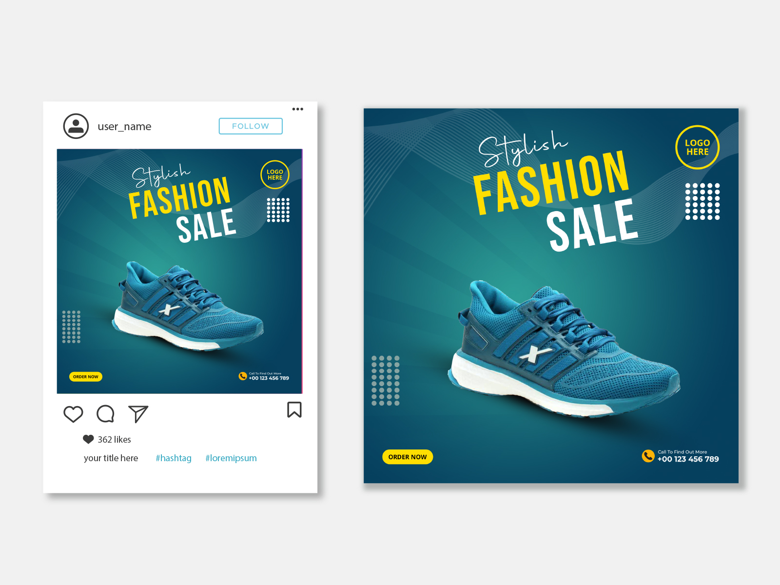 Instagram Post Design by SK Graphics on Dribbble