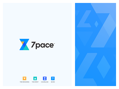 7 Pace Branding abstract branding branding design logo modern pace simple timer