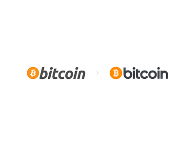 Bitcoin Redesign Concept bitcoin branding crypto design logo modern refresh simple