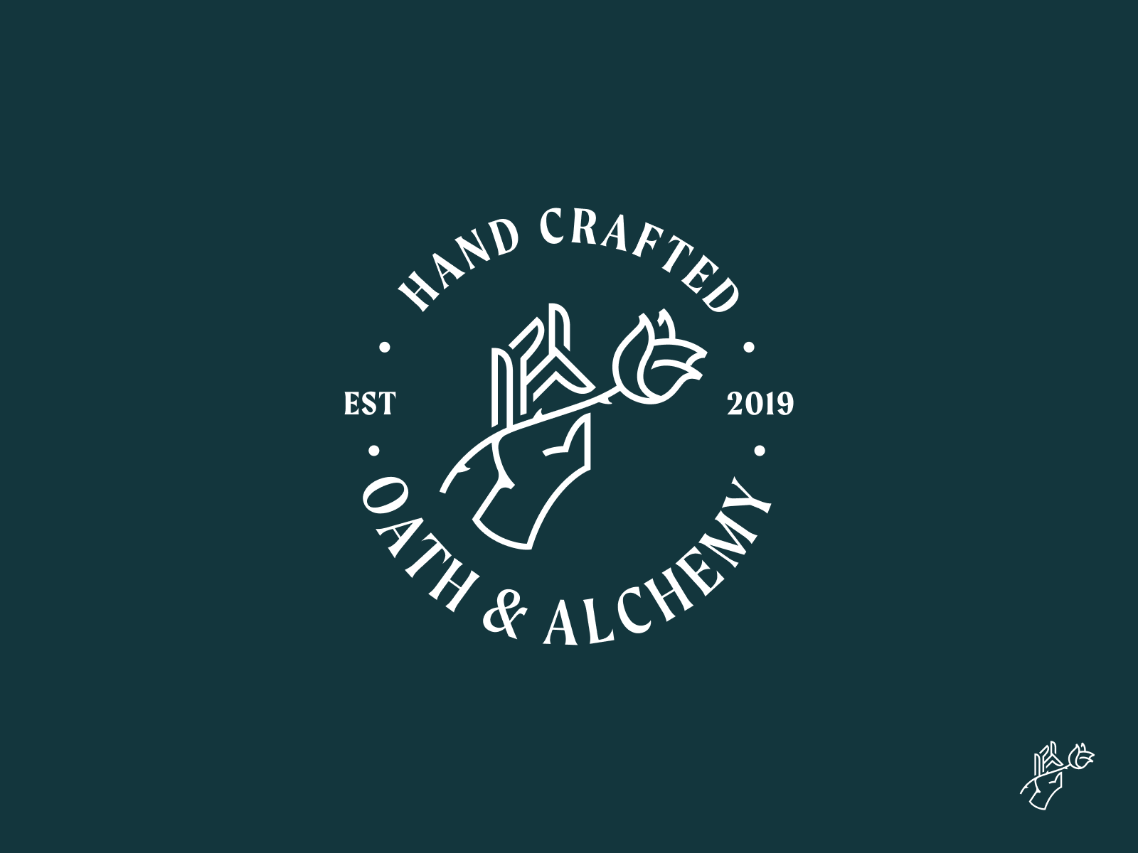 Alchemy | Logo Design by Boris Hrnčić for Polyfen on Dribbble