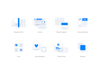 Medium Spot Icons abstract illustration modern simple web