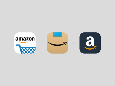 Amazon Icon amazon app branding icon logo logomark redesign refresh
