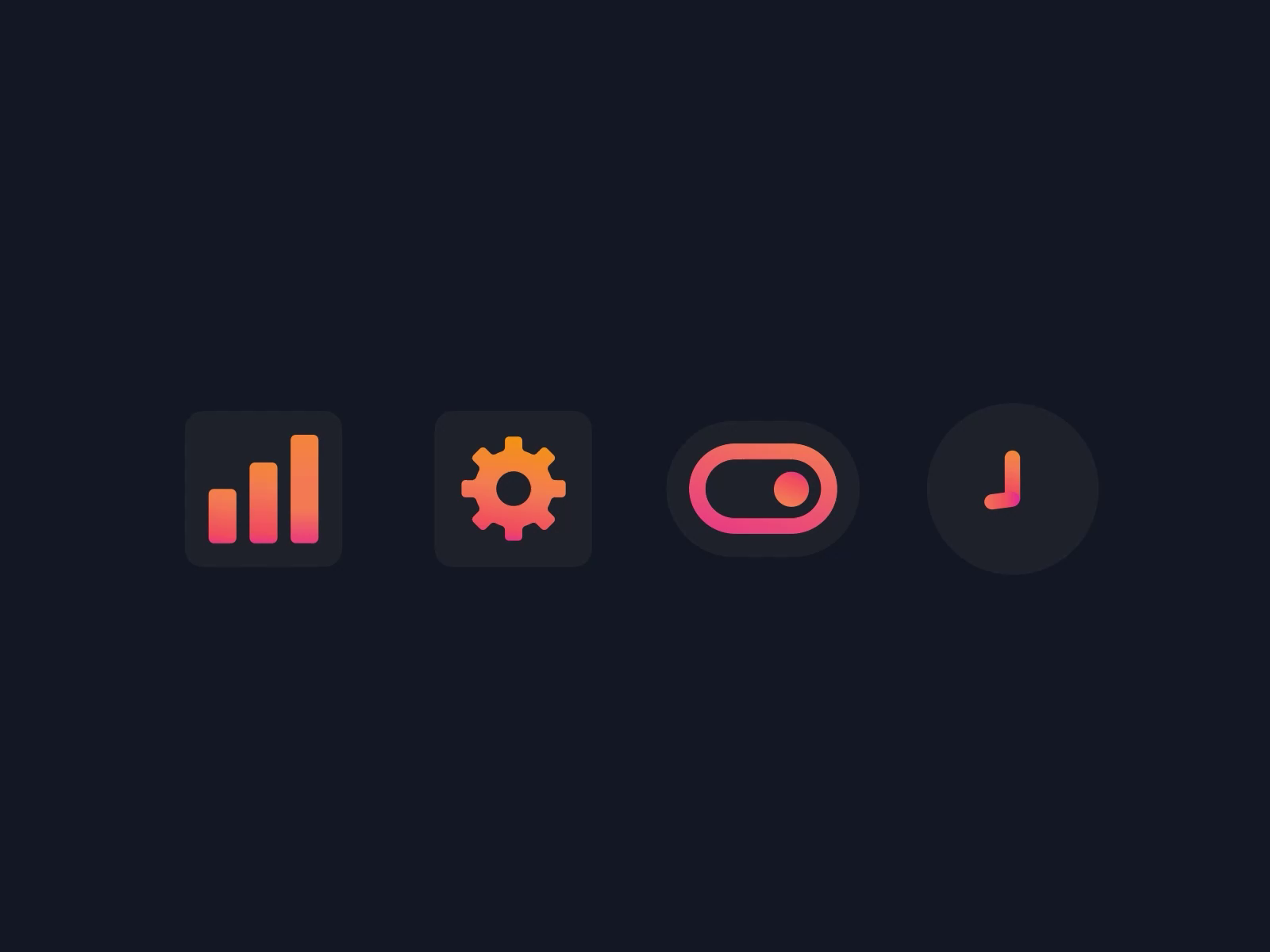 Glass Icon Animation by Ted Kulakevich for unfold on Dribbble