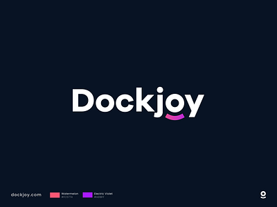 Dockjoy Logo branding domain logo design logomark logomodern mark modern simple