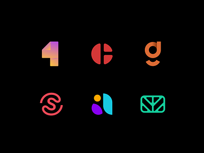 Logo Marks #3 abstract branding icon logo logo design marks modern simple vector
