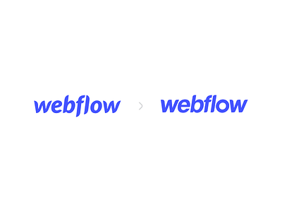 Webflow Logo Concept branding branding concept logo logotype modern redesign refresh simple