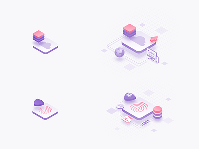 Isometric icons Scaled