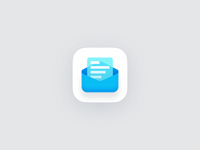 Skeuomorphic Email Icon