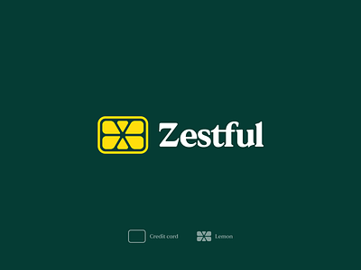 Zestful Rebrand bank banking brand branding credit card lemon logo logo design modern redesign zestful