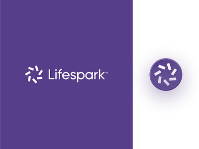 Lifespark Branding brand branding health healthcare logo logo design logomark logotype